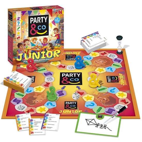 JUEGO PARTY & CO. JUNIOR. JUEGO DE MESA PARA LOS PEQUEÑOS CON DOS NIVELES DE DIFICULTAD SEGÚN EDAD image 2