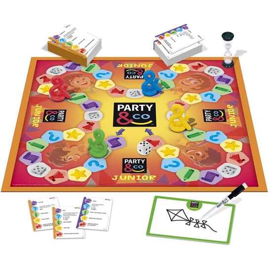 JUEGO PARTY & CO. JUNIOR. JUEGO DE MESA PARA LOS PEQUEÑOS CON DOS NIVELES DE DIFICULTAD SEGÚN EDAD image 4