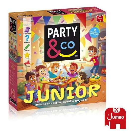 JUEGO PARTY & CO. JUNIOR. JUEGO DE MESA PARA LOS PEQUEÑOS CON DOS NIVELES DE DIFICULTAD SEGÚN EDAD image 5