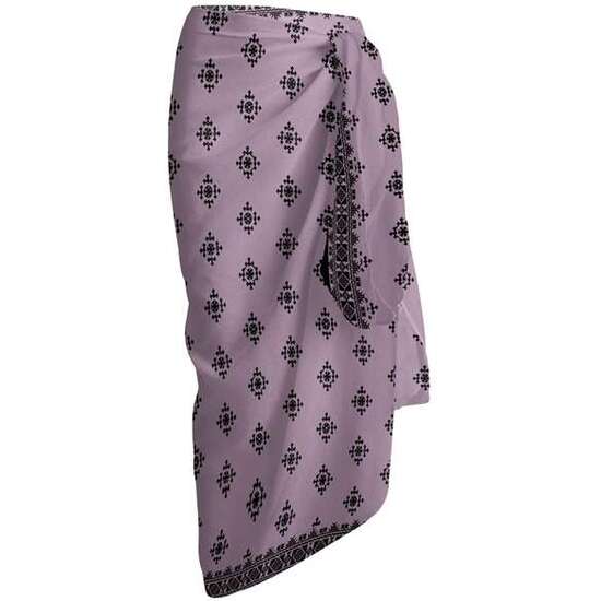 PAREO VOILE 100X180 100%ALG.ESTAMPADO LUCCA LAVANDA image 0