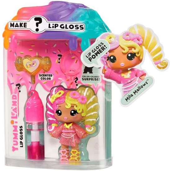 MUÑECA BRILLO DE LABIOS YUMMILAND. MÓJALAS EN AGURA FRÍA PARA VER COMO SU PELO CAMBIA DE COLOR! - MODELOS SURTIDOS image 0