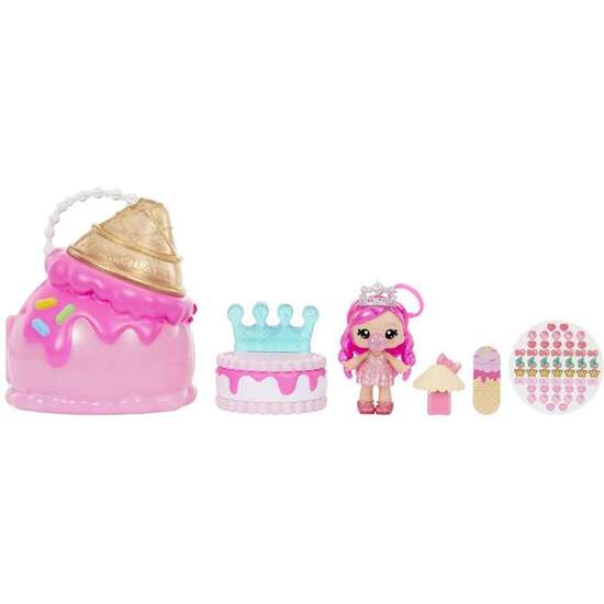 MUÑECA BRILLO DE LABIOS YUMMILAND. BOLSO DE BELLEZA HELADO. INCLUYE PINTAUÑAS,PEGATINAS Y LOCIÓN CORPORAL . image 1