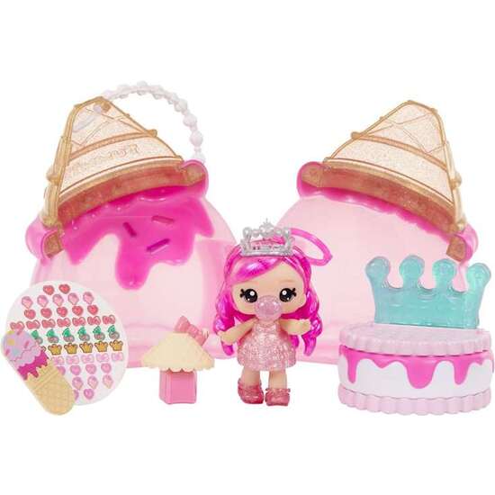 MUÑECA BRILLO DE LABIOS YUMMILAND. BOLSO DE BELLEZA HELADO. INCLUYE PINTAUÑAS,PEGATINAS Y LOCIÓN CORPORAL . image 2