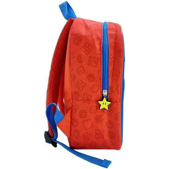 SUPERMARIO MOCHILA PREESCOLAR 3D EVA. INTERIOR TOTALMENTE FORRADO. ESPALDERA ACOLCHADA. TIRANTES, AJUSTABLES Y ACOLCHADOS42 X 31 X 13.5 CM. image 1