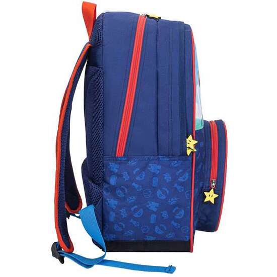 SUPER MARIO MOCHILA. BOLSILLO FONTAL REDONDO. INTERIOR TOTALMENTE FORRADO Y PERSONALIZADO.28 X 23 X 10 CM. image 3