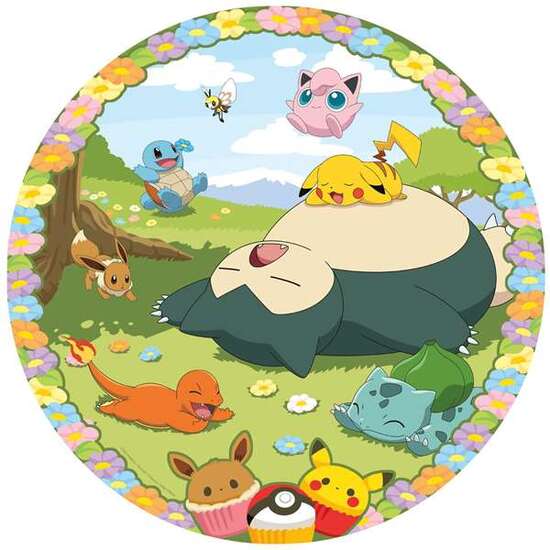 PUZZLE 500 PIEZAS POKÉMON ROUND. image 1