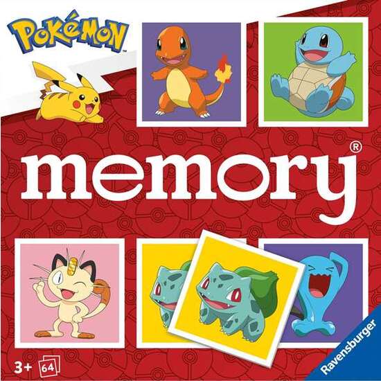 JUEGO MEMORY POKÈMON. 64 CARTAS. image 1