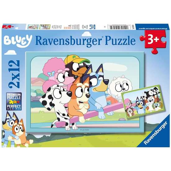 PUZZLE 2X12 PIEZAS BLUEY image 0
