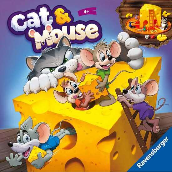 JUEGO CAT & MOUSE. SE EL PRIMERO EN RECOGRE 5 CUÑAS DE QUESO Y GANA! image 1