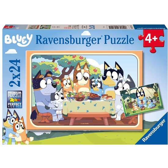 PUZZLE 2X24 PIEZAS BLUEY image 0
