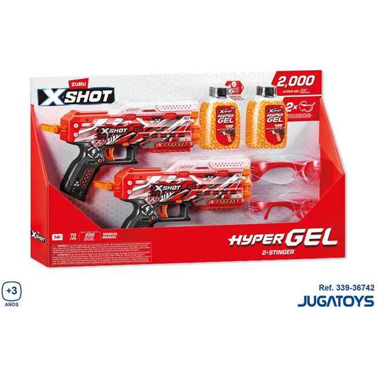 PISTOLA X-SHOT HYPER GEL STINGER, INCLUYE 2000 BOLAS DE GEL image 0