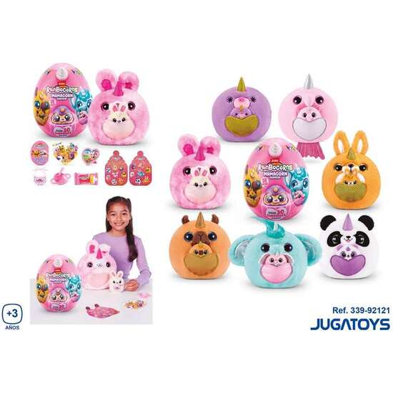 PELUCHE MAMACORN CON BEBÉ Y 30 SORPRESAS - MODELOS SURTIDOS image 0