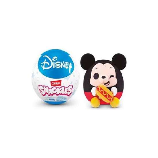 BOLA SORPRESA SNACKLES DISNEY,  PELUCHES ULTRASUAVES Y APRETUJABLES 12CM. EDICIÓN LIMITADA. - MODELOS SURTIDOS image 0
