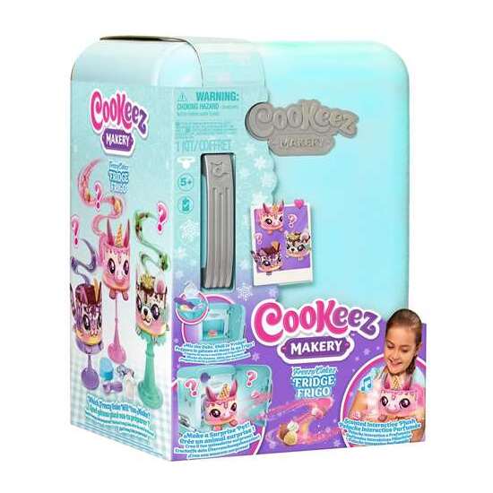 FRIGORIFICO MÁGICO COOKEEZ.METE LA MASA EN LA NEVERA Y AL SACARLA SE HABRÁ CONVERTIDO EN UN PELUCHE INTERACTIVO, PERFUMADO Y QUE TIEMBLA DE FRÍO 29.80X21X20 CM image 1