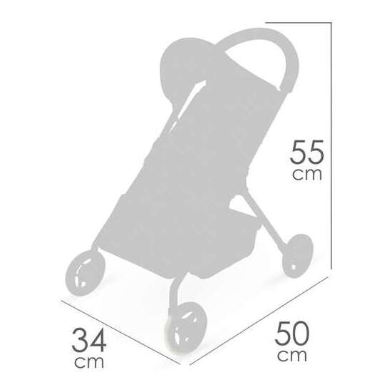 SILLA DE MUÑECA 4 RUEDAS - PARA MUÑECAS DE HASTA 50 CM. image 3