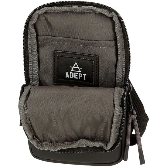 ADEPT BOLSO BANDOLERA POLIÉSTER Y PU ARKER GRIS image 2