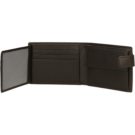 ADEPT CARTERA CON MONEDERO PIEL ALAN MARRÓN image 2