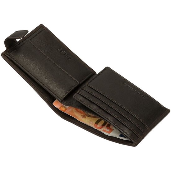 ADEPT CARTERA CON MONEDERO PIEL ALAN MARRÓN image 3