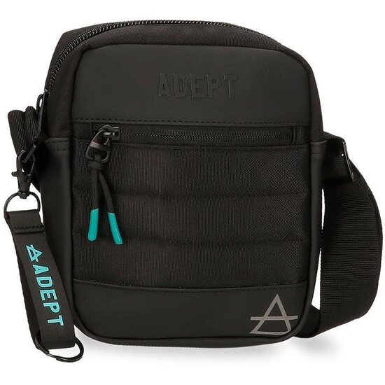 ADEPT BOLSO BANDOLERA POLIÉSTER Y PU DMAS NEGRO image 0