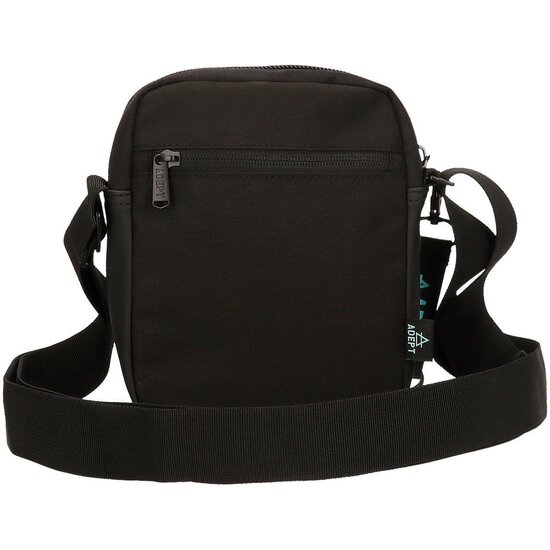 ADEPT BOLSO BANDOLERA POLIÉSTER Y PU DMAS NEGRO image 1