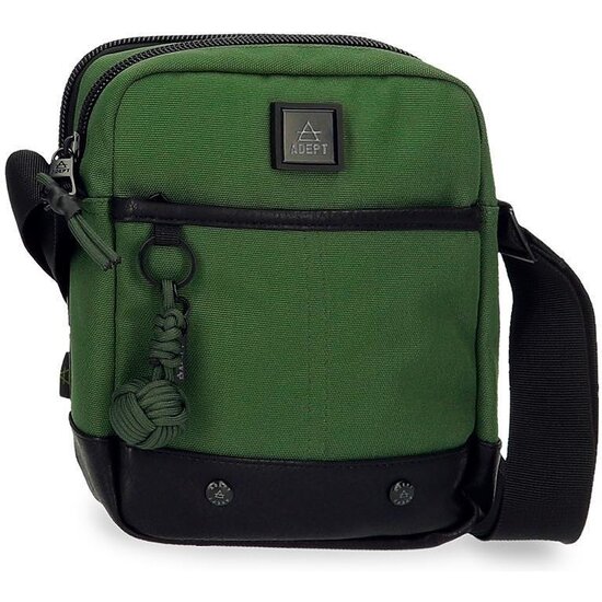 ADEPT BOLSO BANDOLERA POLIÉSTER Y PU FOX VERDE image 0
