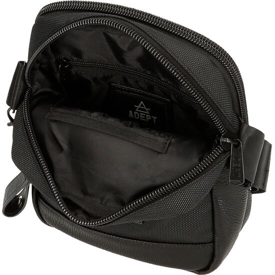 ADEPT BOLSO BANDOLERA POLIÉSTER Y PU LUKE NEGRO image 3