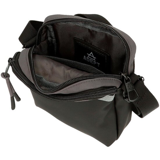 ADEPT BOLSO BANDOLERA POLIÉSTER Y PU ARKER GRIS image 3