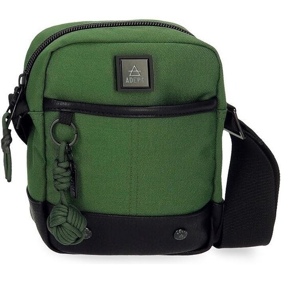 ADEPT BOLSO BANDOLERA POLIÉSTER Y PU FOX VERDE image 0