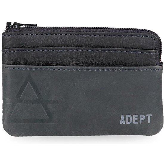 ADEPT CARTERA CON MONEDERO PIEL JIM AZUL image 0
