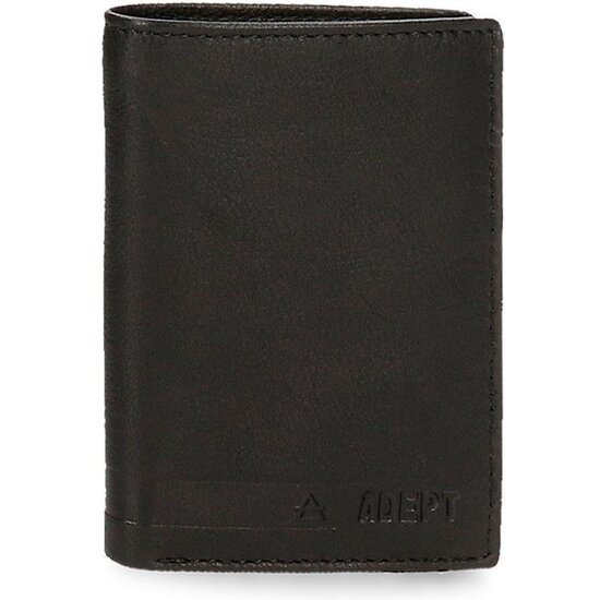 ADEPT CARTERA CON MONEDERO PIEL ALAN NEGRO image 0