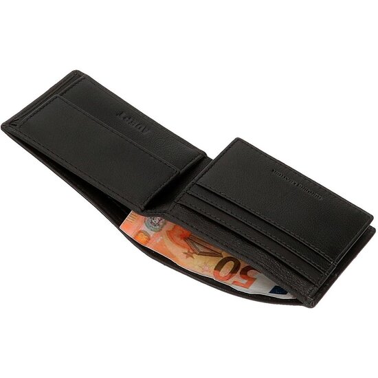 ADEPT CARTERA CON MONEDERO PIEL ALAN NEGRO image 3