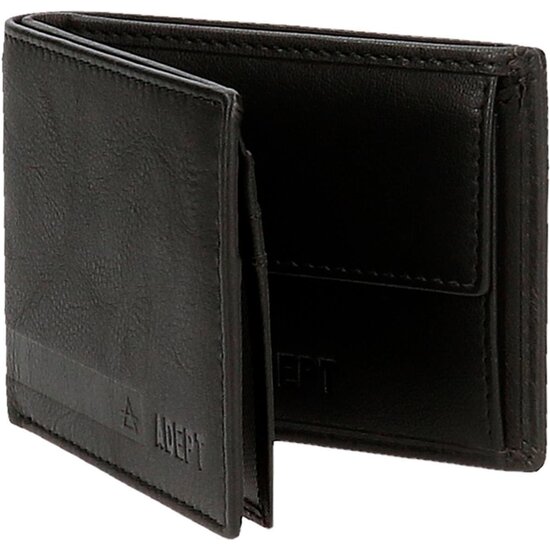 ADEPT CARTERA CON MONEDERO PIEL ALAN NEGRO image 4