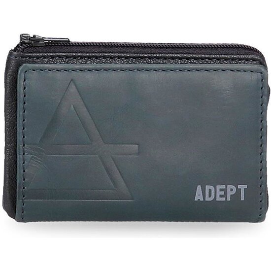 ADEPT CARTERA CON MONEDERO PIEL JIM AZUL image 0