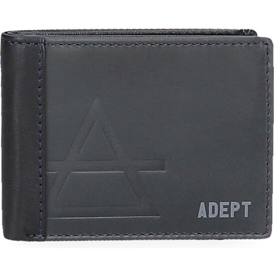 ADEPT CARTERA CON MONEDERO PIEL JIM AZUL image 0