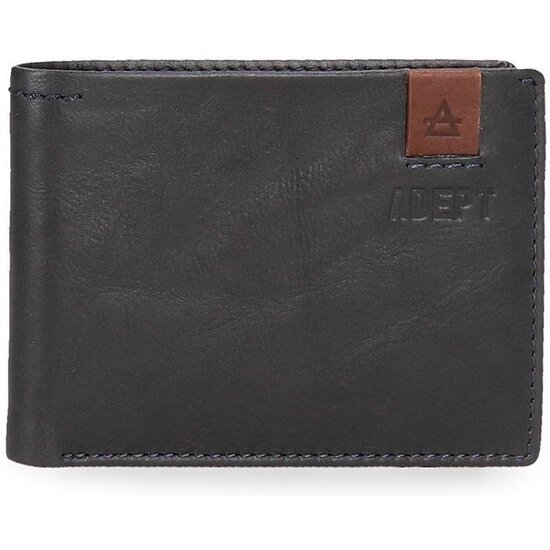 ADEPT CARTERA CON MONEDERO PIEL MAX AZUL image 0
