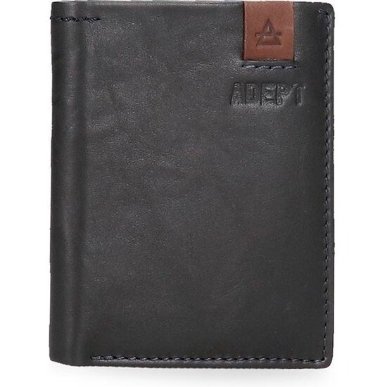 ADEPT CARTERA CON MONEDERO PIEL MAX AZUL image 0