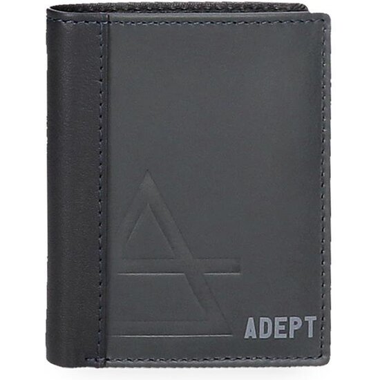 ADEPT CARTERA CON MONEDERO PIEL JIM AZUL image 0