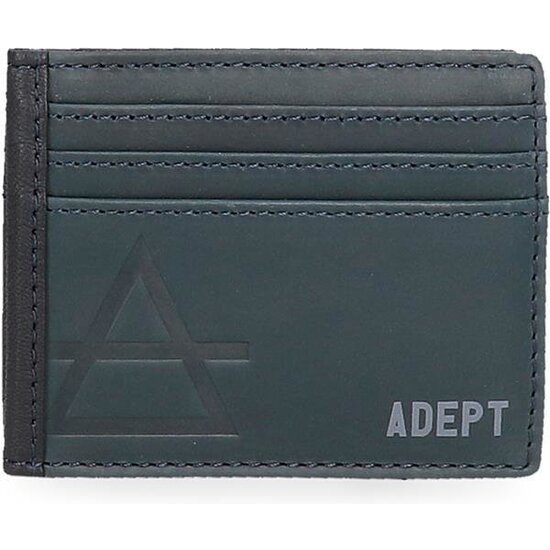 ADEPT CARTERA CON MONEDERO PIEL JIM AZUL image 0