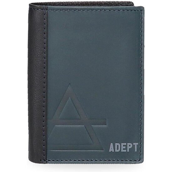 ADEPT CARTERA CON MONEDERO PIEL JIM AZUL image 0