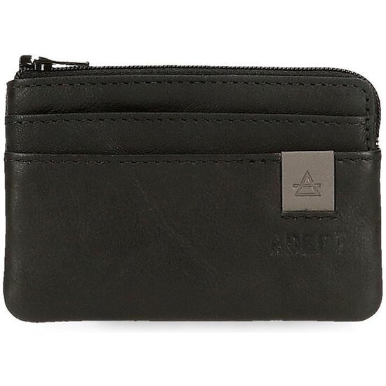 ADEPT CARTERA CON MONEDERO PIEL MAX NEGRO image 0
