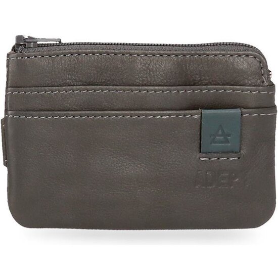 ADEPT CARTERA CON MONEDERO PIEL MAX GRIS image 0