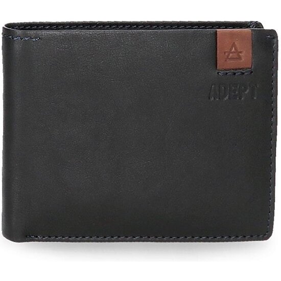 ADEPT CARTERA CON MONEDERO PIEL MAX AZUL image 0