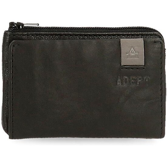 ADEPT CARTERA CON MONEDERO PIEL MAX NEGRO image 0