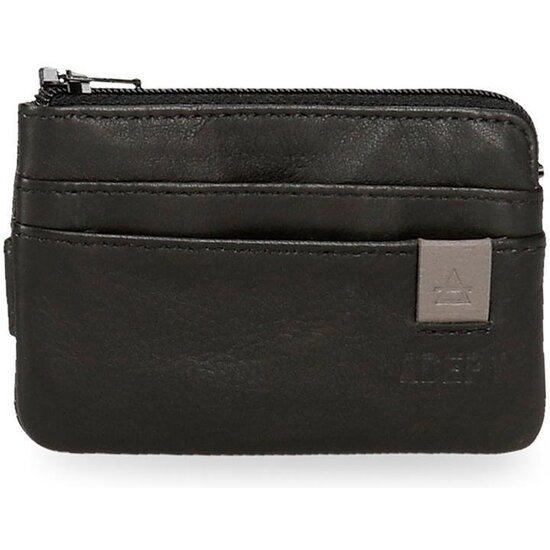 ADEPT CARTERA CON MONEDERO PIEL MAX NEGRO image 0