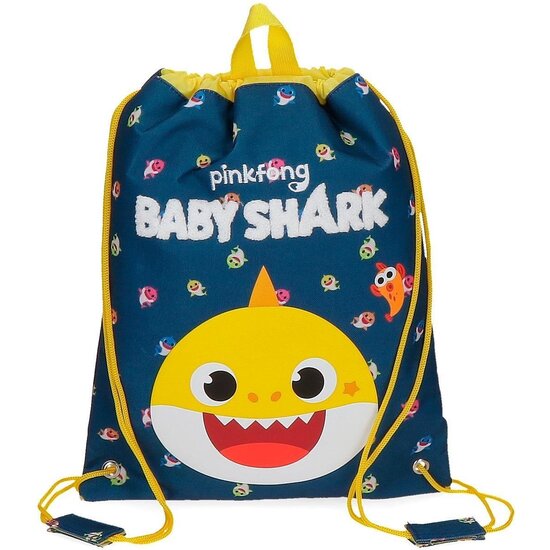 BABY SHARK MOCHILA SACO Y PORTA ALIMENTOS POLIÉSTER BABY SHARK AZUL image 0