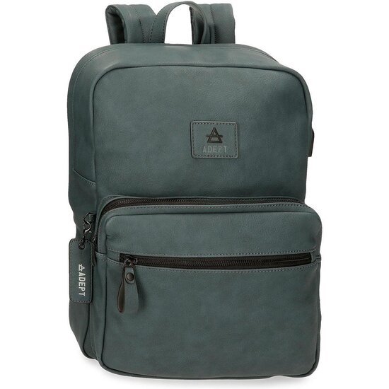 ADEPT MOCHILA PARA PORTÁTIL PIEL SINTÉTICA AXEL AZUL image 0