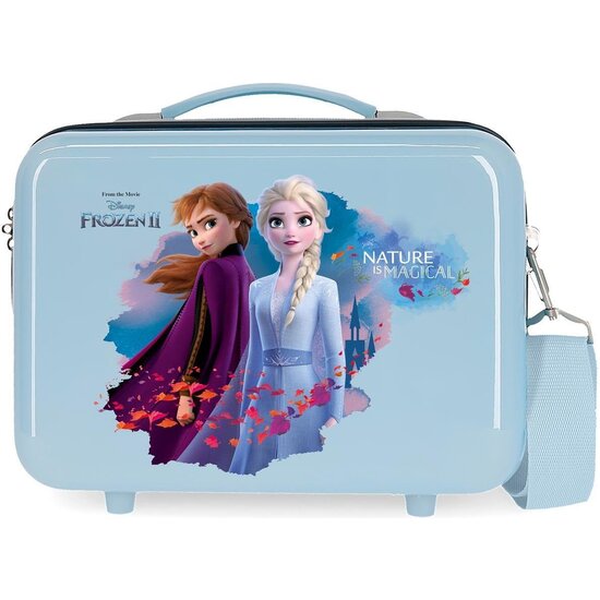 DISNEY FROZEN NECESER DE VIAJE ABS NATURE IS MAGICAL AZUL image 0