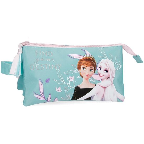 DISNEY FROZEN ESTUCHE ESCOLAR POLIÉSTER FROZEN MEMORIES AZUL image 0