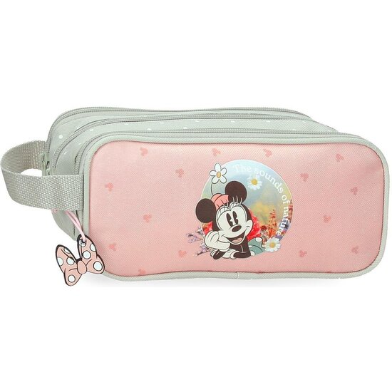 DISNEY ESTUCHE ESCOLAR POLIÉSTER MINNIE WILD NATURE VERDE image 0