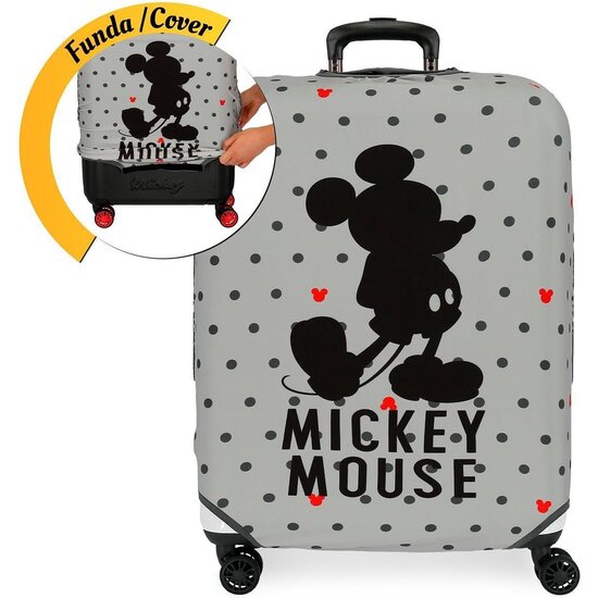DISNEY FUNDA PARA MALETAS SINTÉTICO FUNNY COVERS DISNEY GRIS image 0